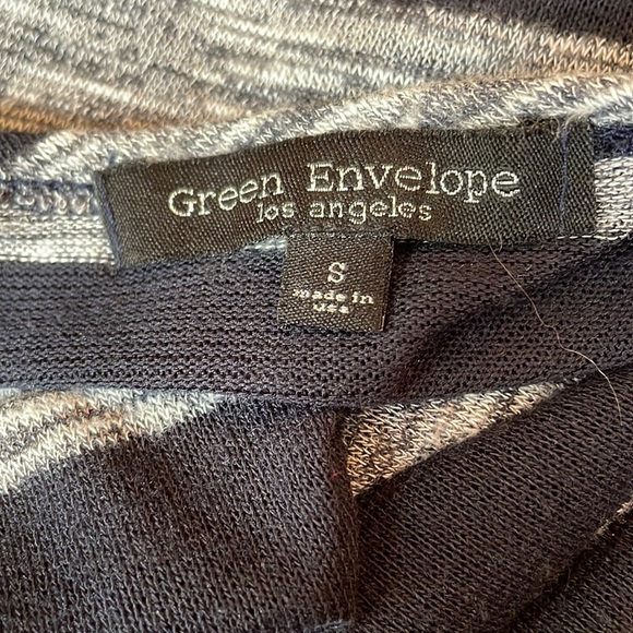 Green Envelope Los Angeles for anthropologie Long Sleeve Shirt Size Small - Picture 3 of 5